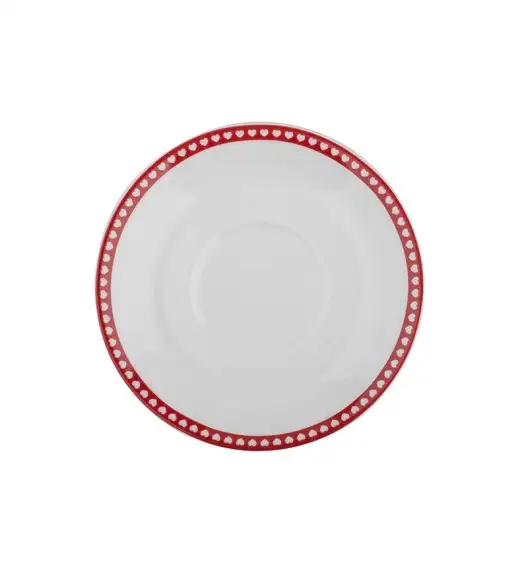WYPRZEDAŻ! LUBIANA WIEDEŃ SERDUCHA Spodek 16 cm do kubka / porcelana