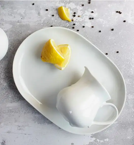 LUBIANA BOSS BIAŁY Serwis obiadowo - kawowy 34 el / 6 osób 