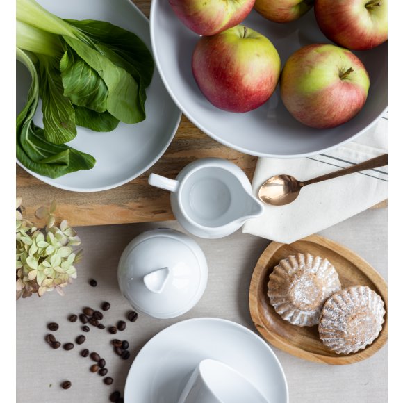 LUBIANA BOSS BIAŁY Serwis obiadowy 40 el / 12 osób