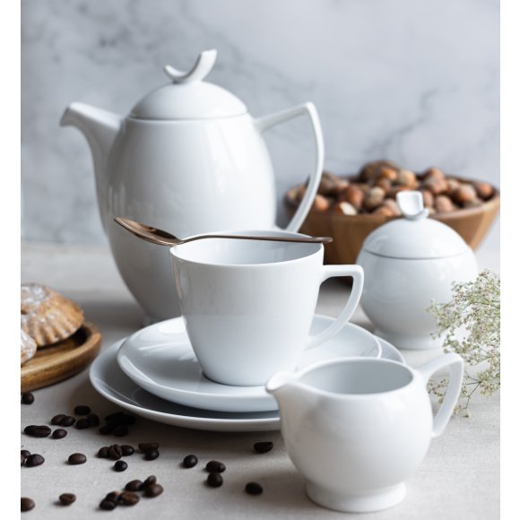 LUBIANA BOSS BIAŁY Serwis obiadowo - kawowy 67 el / 12 osób 