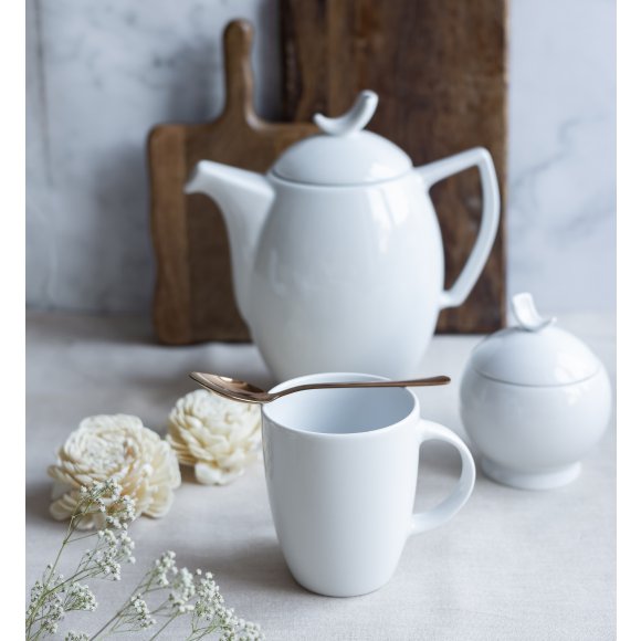 LUBIANA BOSS BIAŁY Serwis obiadowo - kawowy 75 el / 12 osób 