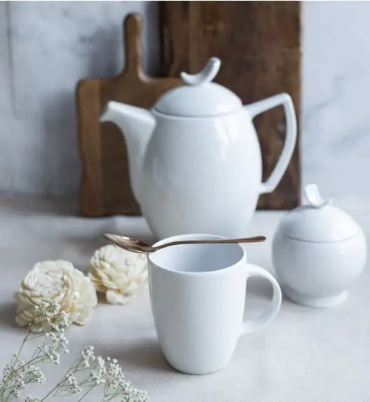 LUBIANA BOSS BIAŁY Serwis obiadowo - kawowy 91 el / 12 osób 