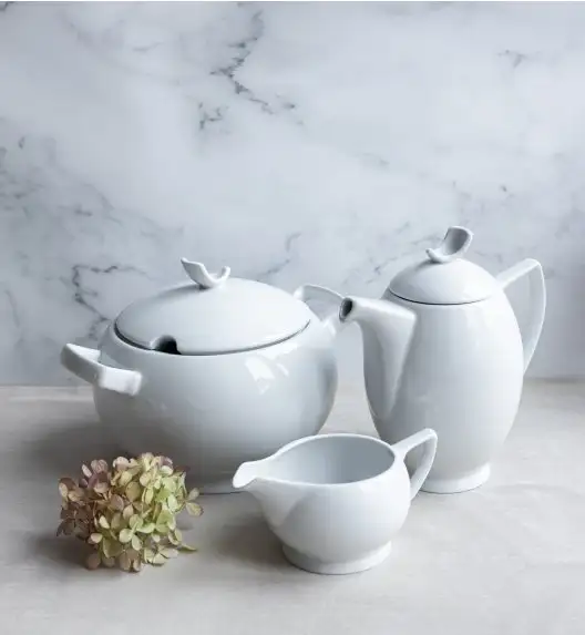 LUBIANA BOSS BIAŁY Serwis obiadowo - kawowy 103 el / 12 osób 