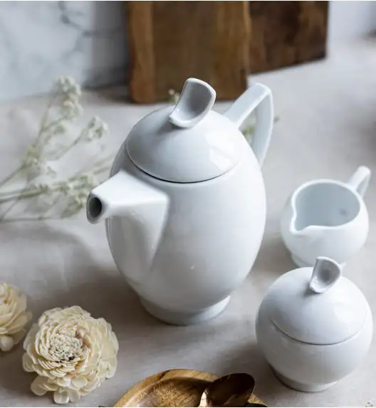 LUBIANA BOSS BIAŁY Serwis obiadowo - kawowy 133 el / 18 osób 