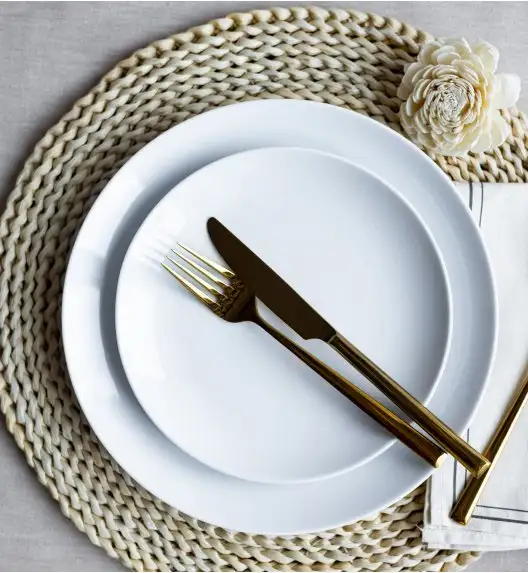 LUBIANA BOSS BIAŁY Serwis obiadowy 80 el / 24 osoby | porcelana