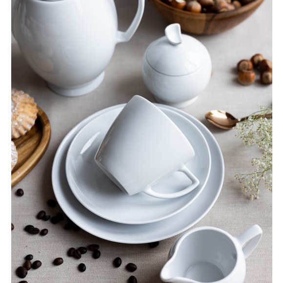 LUBIANA BOSS BIAŁY Serwis obiadowo - kawowy 150 el / 24 osoby