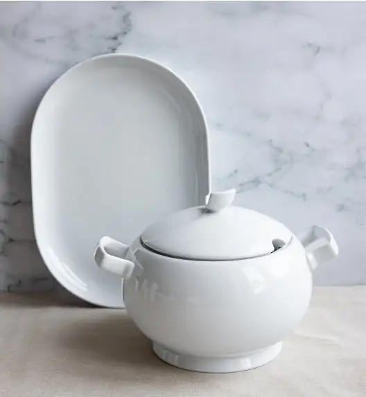 LUBIANA BOSS BIAŁY Serwis obiadowo - kawowy 182 el / 24 osób 