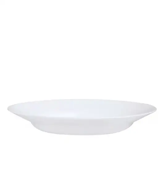 WYPRZEDAŻ! LUMINARC PLUMI Serwis obiadowy 18 el dla 6 osób / biało-czarny / szkło