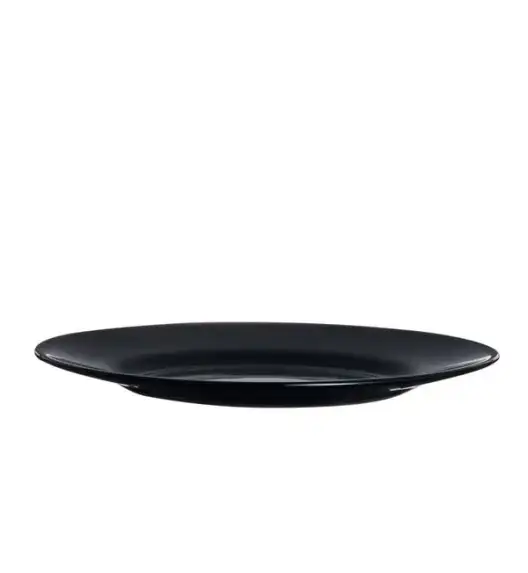 WYPRZEDAŻ! LUMINARC PLUMI Serwis obiadowy 18 el dla 6 osób / biało-czarny / szkło