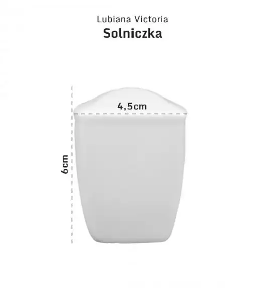 WYPRZEDAŻ! LUBIANA VICTORIA Solniczka bez zatyczki / porcelana