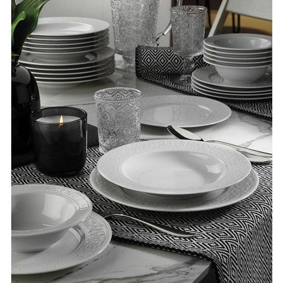 WYPRZEDAŻ! KUTAHYA ACELYA Talerz obiadowy 25 cm / porcelana