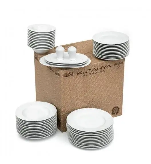WYPRZRDAŻ! KUTAHYA ACELYA Komplet solniczka + pieprzniczka / porcelana
