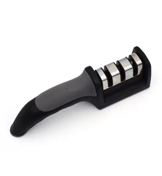 FISKARS EDGE 1003099 Zestaw 5 noży kuchennych w bloku czarnym / stal 420J2 / czarne ostrza + OSTRZAŁKA Koopman