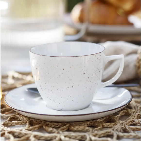 WYPRZEDAŻ! CHODZIEŻ CITY CT00 ŻYWIOŁY Komplet 6 spodków 15,7 cm do filiżanek / CHŁODNY POWIEW / porcelana