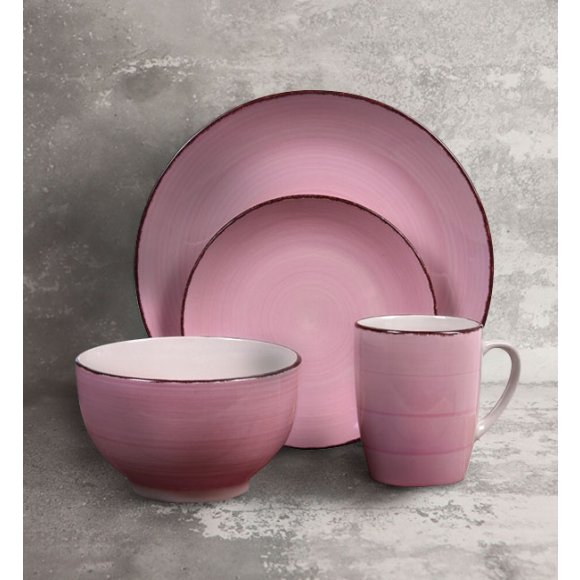 WYPRZEDAŻ! EXCELLENT HOUSEWARE Komplet 4 el dla 2 osób / ceramika