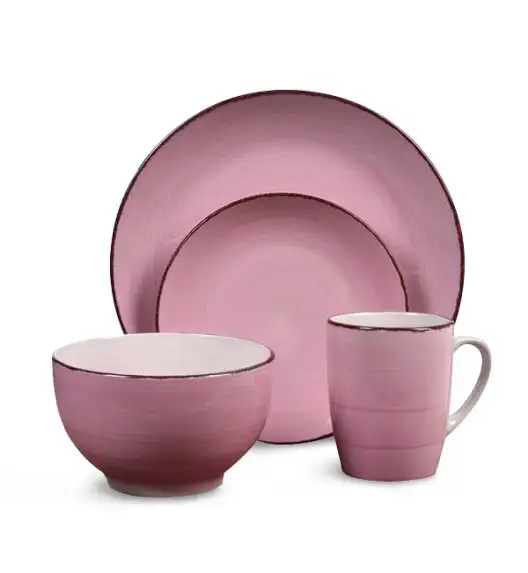 WYPRZEDAŻ! EXCELLENT HOUSEWARE Komplet 4 el dla 2 osób / ceramika