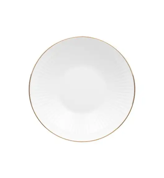 WYPRZEDAŻ! CHODZIEŻ DALIA 3612 ZŁOTA LINIA Komplet 2 talerzy dla 1 osoby / porcelana