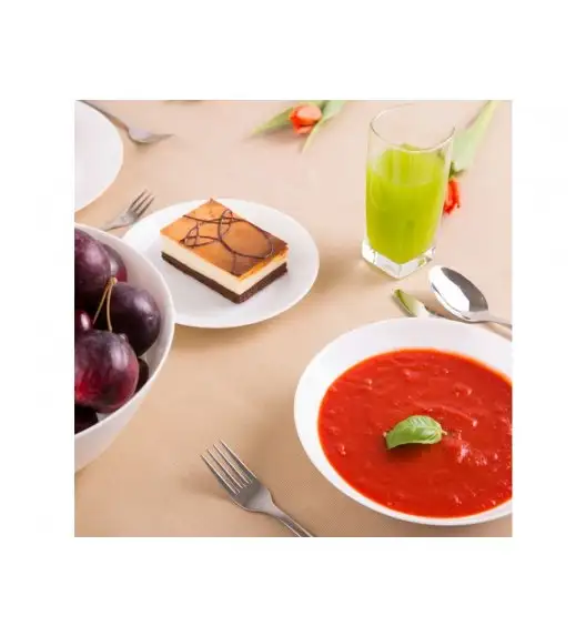 WYPRZEDAŻ! ARCOPAL ZEILE Komplet obiadowy 18 el dla 6 os / szkło hartowane