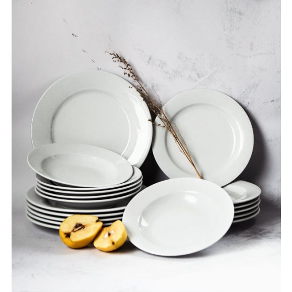 WYPRZEDAŻ! WYPRZEDAŻ! KAHLA K-A |46 3 102| Serwis obiadowy 12 elementów dla 4 osób  / porcelana