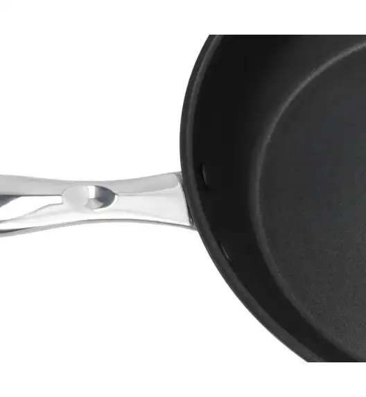 ZWIEGER KLASSIKER II Patelnia 28 cm + pokrywka uniwersalna TADAR / powłoka QUANTANIUM / stal nierdzewna / indukcja