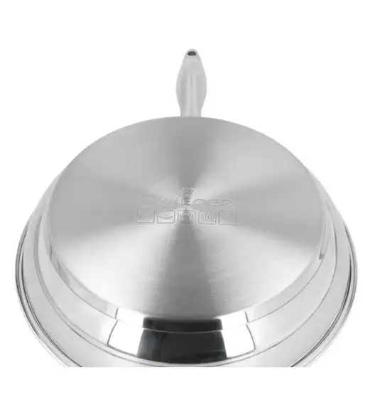 ZWIEGER KLASSIKER II Patelnia 28 cm + pokrywka uniwersalna TADAR / powłoka QUANTANIUM / stal nierdzewna / indukcja