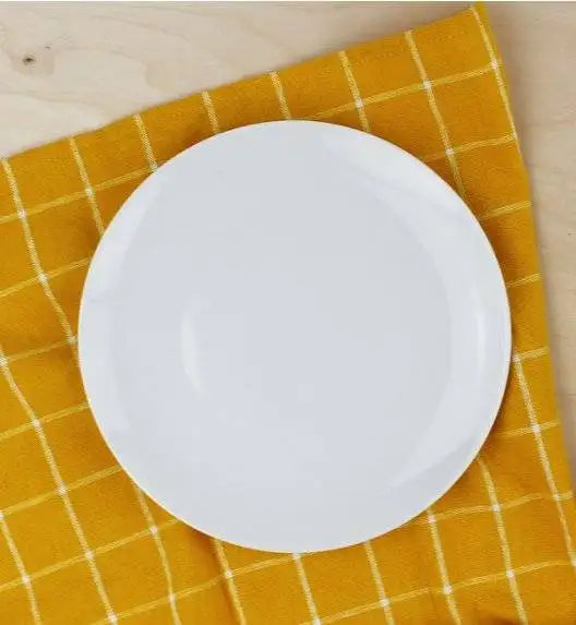 WYPRZEDAŻ! DOMINO Z-N Komplet 12 talerzy dla 6 osób / porcelana