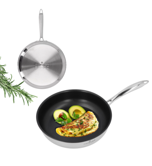 ZWIEGER VISIONARY Patelnia stalowa 28 cm / powłoka XYLAN PPG PLUS / indukcja