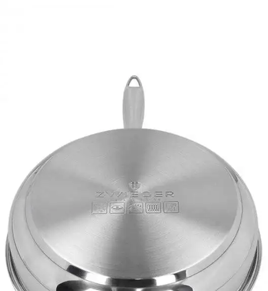 ZWIEGER VISIONARY II Patelnia stalowa 28 cm / powłoka XYLAN PPG PLUS / indukcja