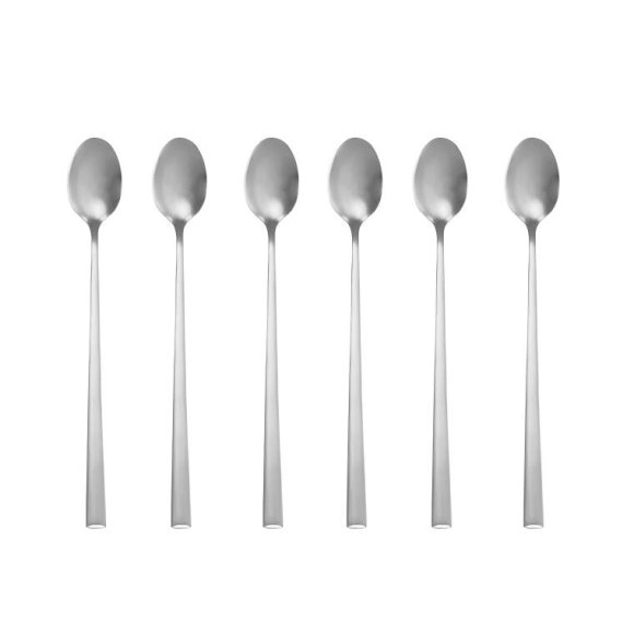 AMBITION COMO Komplet łyżeczek deserowych 6 el dla 6 osób / srebrny
