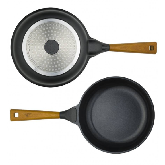 GERLACH NATUR Patelnia 28 cm z powłoką ceramiczną ILAG® Non-Stick Xera Dur 2 