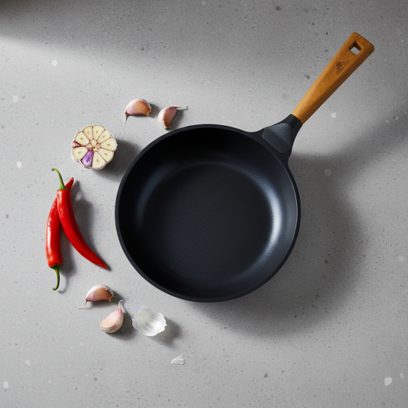 GERLACH NATUR Patelnia 20 cm z powłoką ceramiczną ILAG® Non-Stick Xera Dur 2 