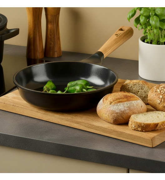 GERLACH NATUR Patelnia 20 cm z powłoką ceramiczną ILAG® Non-Stick Xera Dur 2 