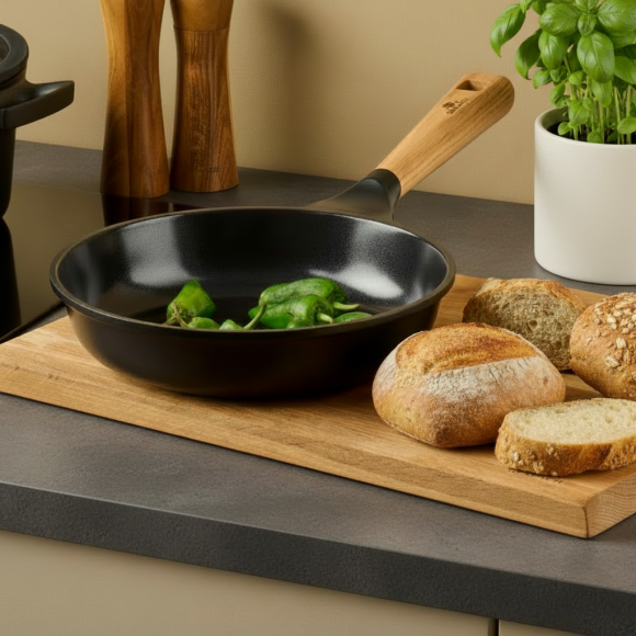 GERLACH NATUR Patelnia 20 cm z powłoką ceramiczną ILAG® Non-Stick Xera Dur 2 