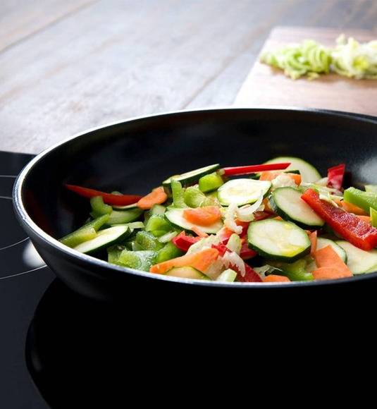 GERLACH NATUR Patelnia 20 cm z powłoką ceramiczną ILAG® Non-Stick Xera Dur 2 