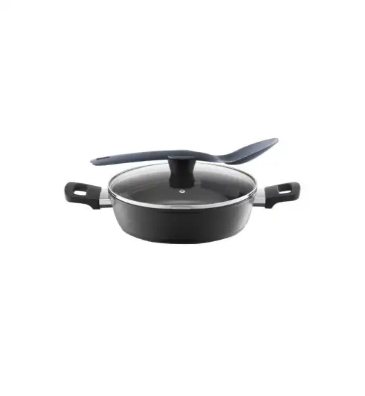 AMBITION ALTO Patelnia głęboka 30 cm + pokrywka / z powłoką Qualum Basic / indukcja