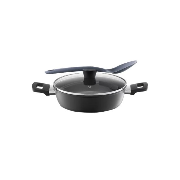 AMBITION ALTO Patelnia głęboka 32 cm + pokrywka / z powłoką Qualum Basic / indukcja