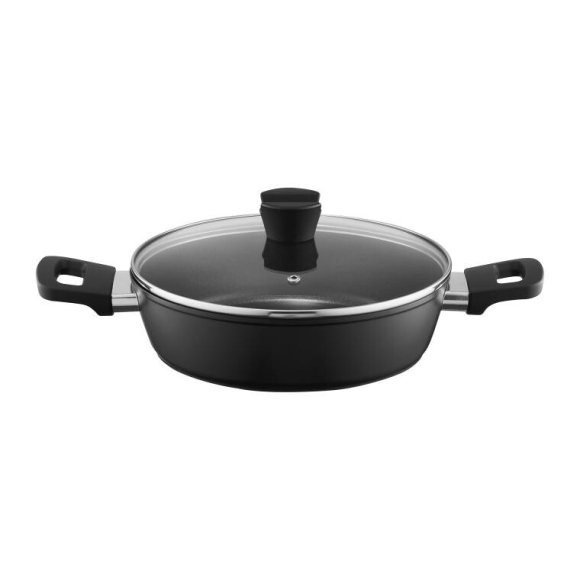 AMBITION ALTO Patelnia głęboka 32 cm + pokrywka / z powłoką Qualum Basic / indukcja
