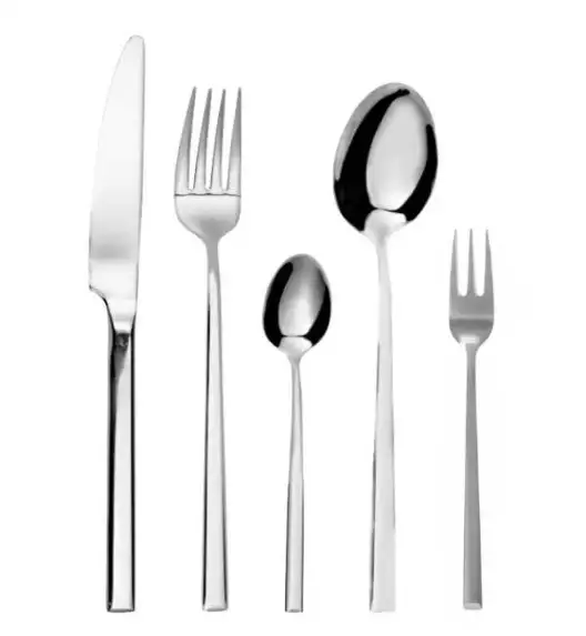 AMBITION COMO Komplet sztućców 30 el dla 6 osób w pudełku / srebrne