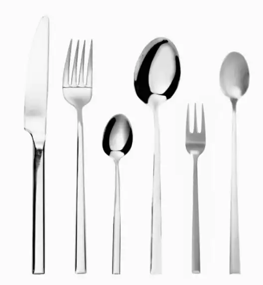 AMBITION COMO Komplet sztućców 108 el dla 18 osób w pudełku / srebrne