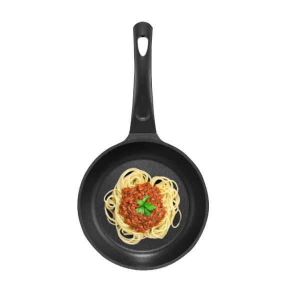 AMBITION ENZO Patelnia tradycyjna 24 cm / powłoka nieprzywierająca ILAG ULTIMATE / indukcja