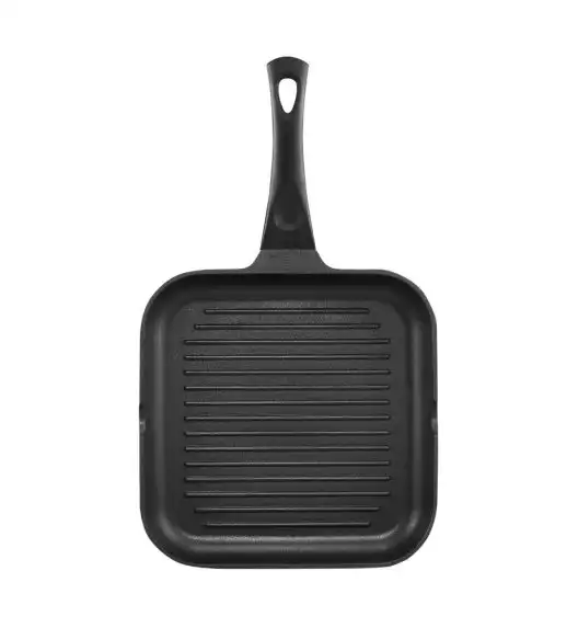 AMBITION ENZO Patelnia grillowa 28 x 28 cm / powłoka nieprzywierająca ILAG ULTIMATE / indukcja