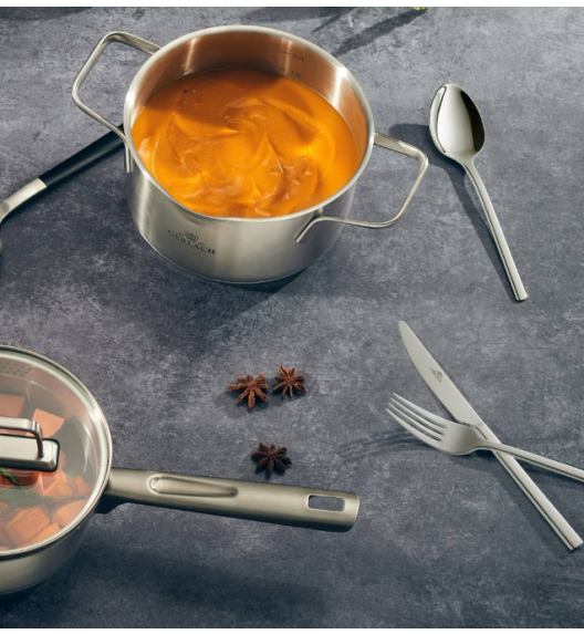 GERLACH AMBIENTE Garnek 7 l z pokrywką 24 cm / stal nierdzewna