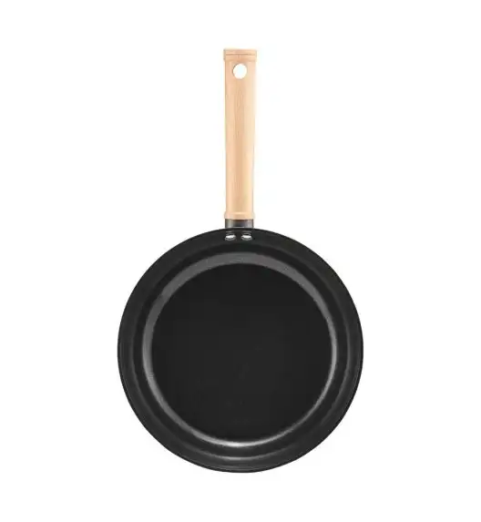 AMBITION NATURAL Patelnia 28 cm z powłoką nieprzywierającą Qualum Ceramic / indukcja