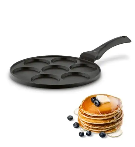 TADAR Patelnia do pancakes i placków 26,5 cm / czarna / non-stick / indukcja