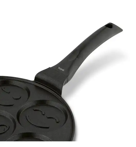 TADAR EMOTKI Patelnia do pancakes i placków 26,5 cm / czarna / non-stick / indukcja