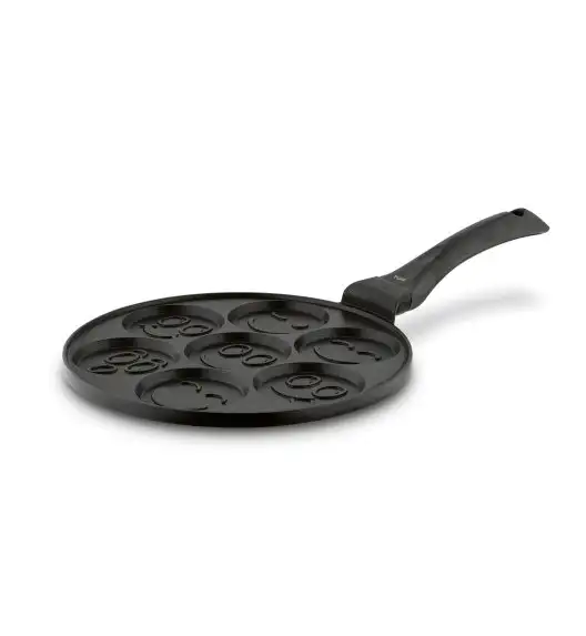 TADAR EMOTKI Patelnia do pancakes i placków 26,5 cm / czarna / non-stick / indukcja