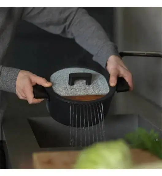 FISKARS HARD FACE Komplet 3 garnków z pokrywkami / powłoka Hardtec Superior+