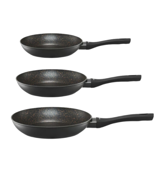 AMBITION TRES Komplet Patelni 20, 24, 28 cm / aluminium / indukcja