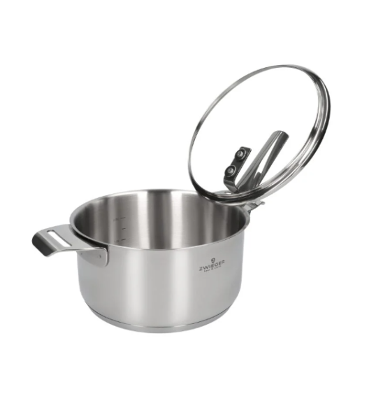 ZWIEGER VISIONARY Komplet 3 garnki z pokrywkami 16, 20, 24 cm / stal nierdzewna / indukcja