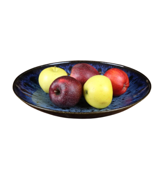 LUBIANA STONEWARE COSMOS / RITA / Misa do serwowania 30 cm / odcień niebieskiego